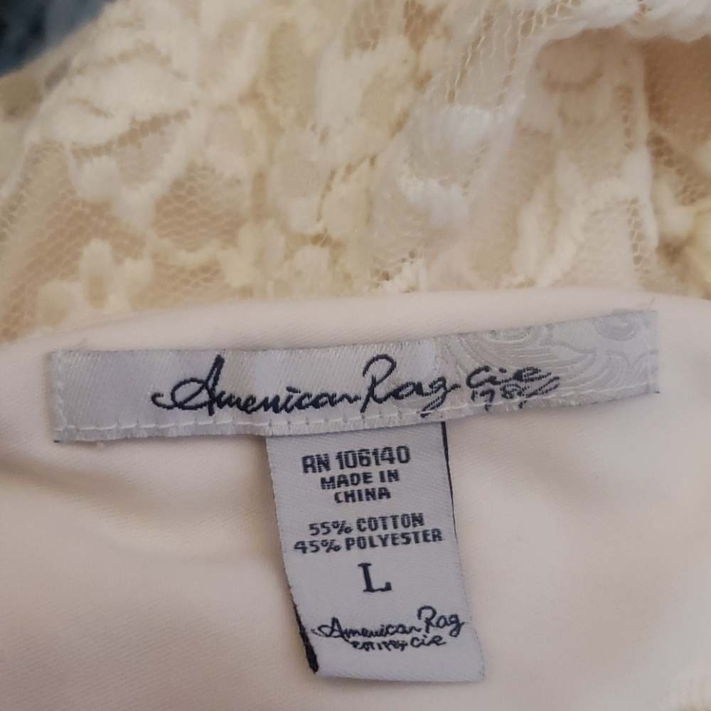 American Rag | Large | White Lace Detailed Dress - Picture 2 of 8